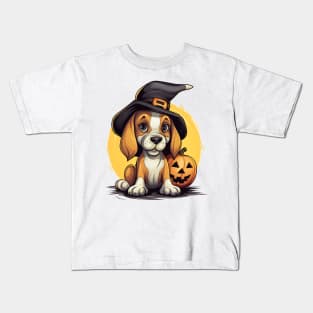 Halloween Beagle Dog #2 Kids T-Shirt